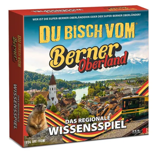Das regionale Wissensspiel - DU BISCH VOM® Berner Oberland