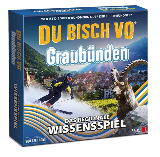 Das regionale Wissensspiel - DU BISCH VO® Graubünden