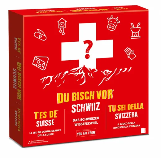 Das regionale Wissensspiel - DU BISCH VOR® Schwiiz/Suisse/Svizzera