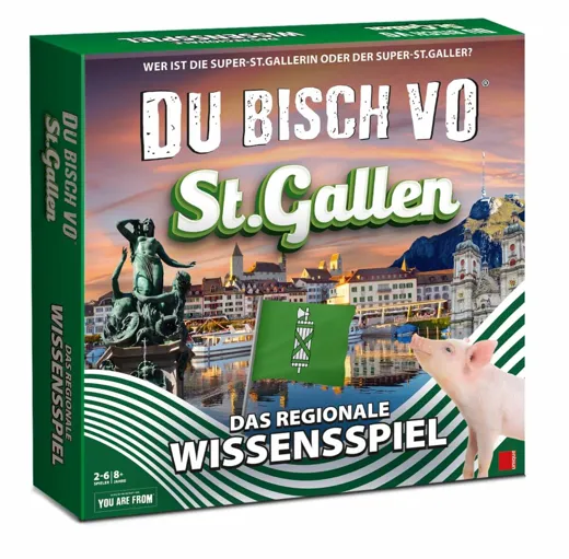 Das regionale Wissensspiel - DU BISCH VO® St. Gallen