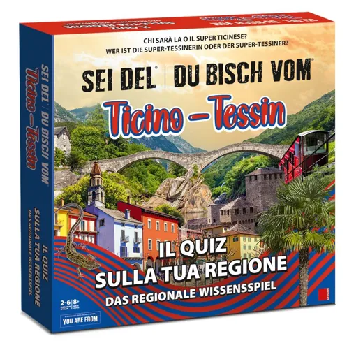 Das regionale Wissensspiel - DU BISCH VOM® Tessin/Ticino