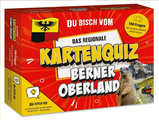 Das regionale Kartenquiz - DU BISCH VOM® Berner Oberland