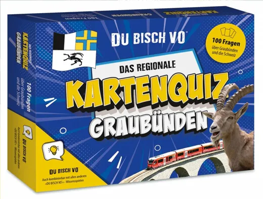 Das regionale Kartenquiz - DU BISCH VO® Graubünden