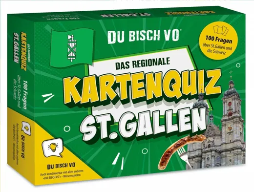 Das regionale Kartenquiz - DU BISCH VO® St. Gallen