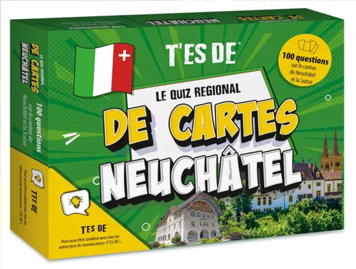 Das regionale Kartenquiz - T'ES DE® Neuchâtel si