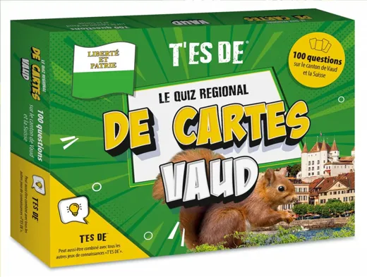 Das regionale Kartenquiz - T'ES DE® Vaud