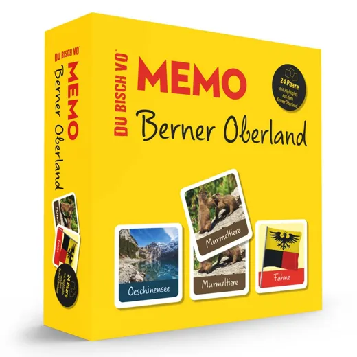 Das regionale Memo - DU BISCH VOM® Berner Oberland