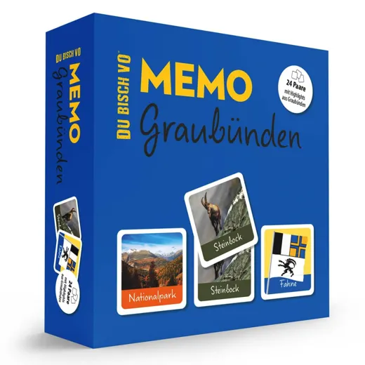 Das regionale Memo - DU BISCH VO® Graubünden
