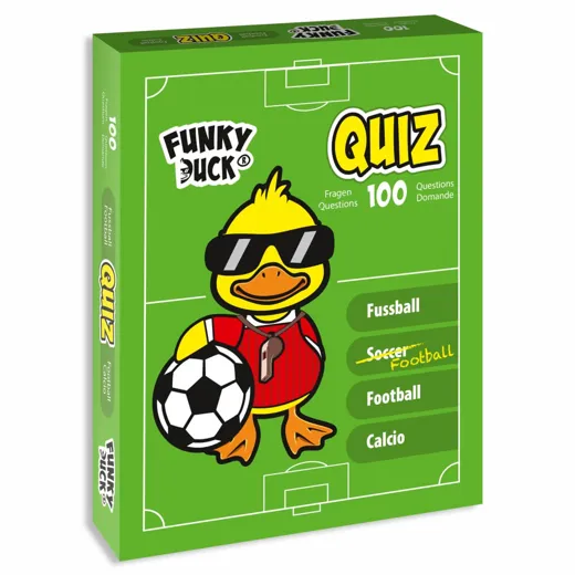 Funky Duck® - Kartenquiz Fussball