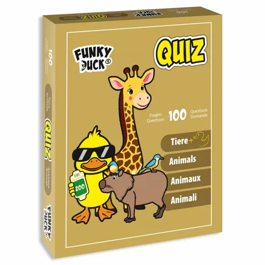 Funky Duck® - Kartenquiz Tiere