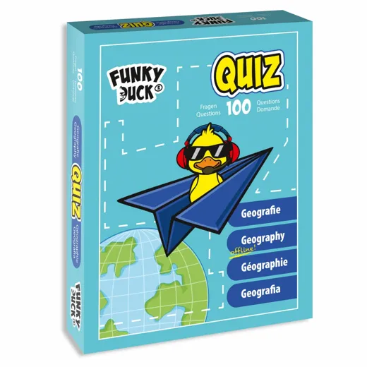 Funky Duck® - Kartenquiz Geografie