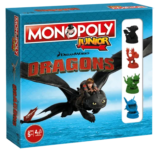 Junior Monopoly Dragons Collectors Edition