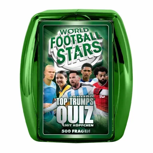 Top Trumps Quiz World Football Stars (grünes Case)