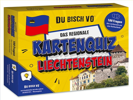 Das regionale Kartenquiz - DU BISCH VO® Liechtenstein
